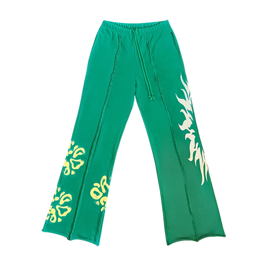 WELCOME TO THE RODEO FLARE SWEATS (GREEN)